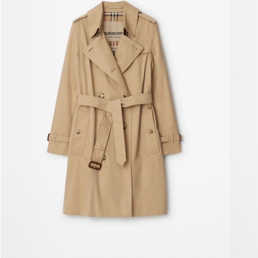 Burberry Tan Trench Coat
